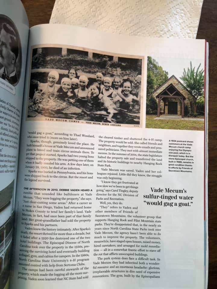 Our State Magazine Article